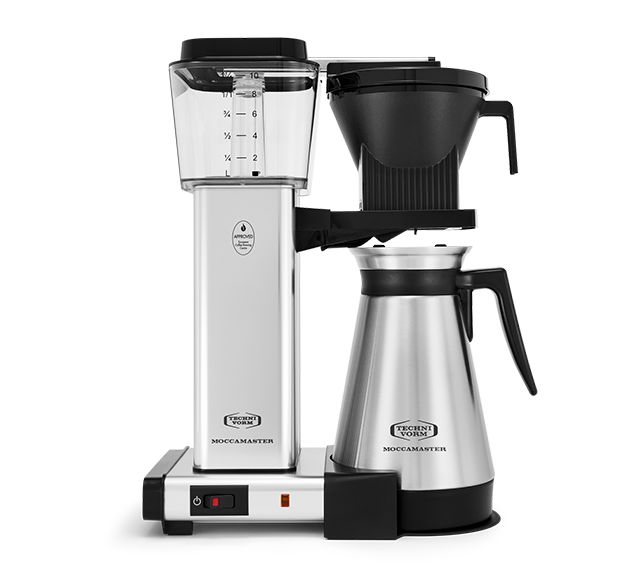 Moccamaster KBGT Automatic Drip Stop Coffee Maker With Thermal Carafe –  Carolina Coffee Company