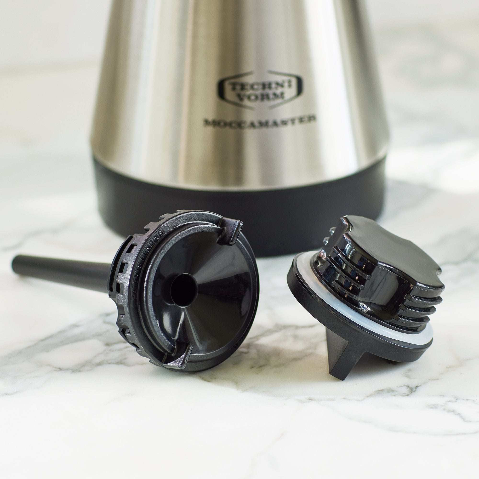 Moccamaster KBGT Automatic Drip Stop Coffee Maker With Thermal Carafe - Polished Silver