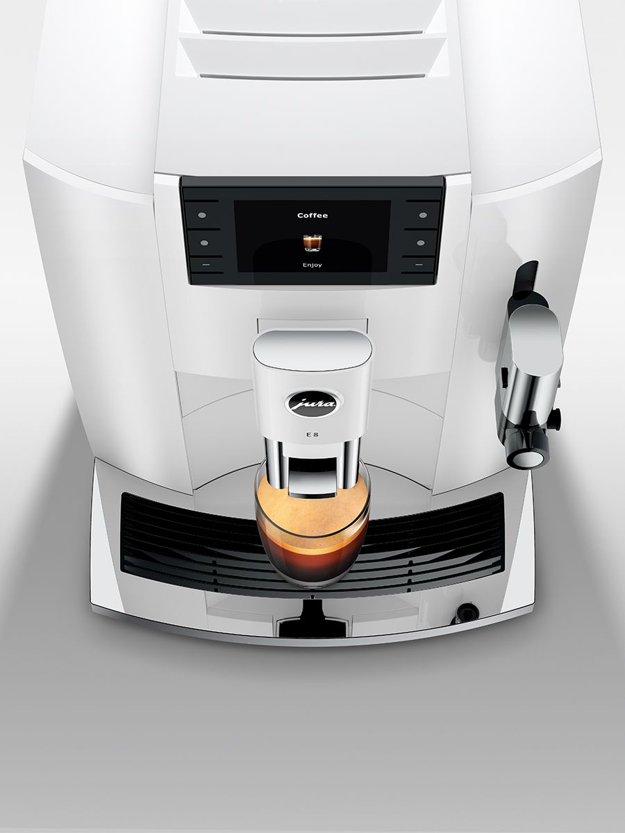 JURA E8 - Piano White
