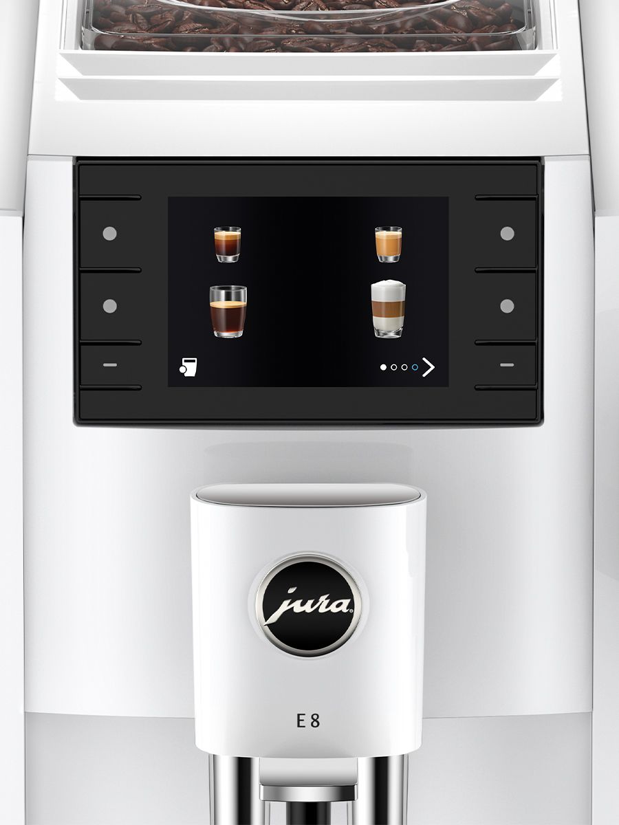 JURA E8 - Piano White