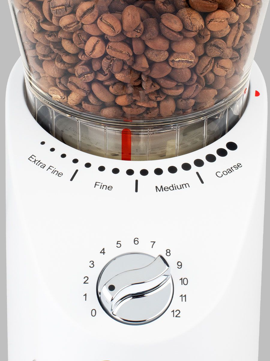 Capresso Infinity Plus Conical Burr Grinder- White