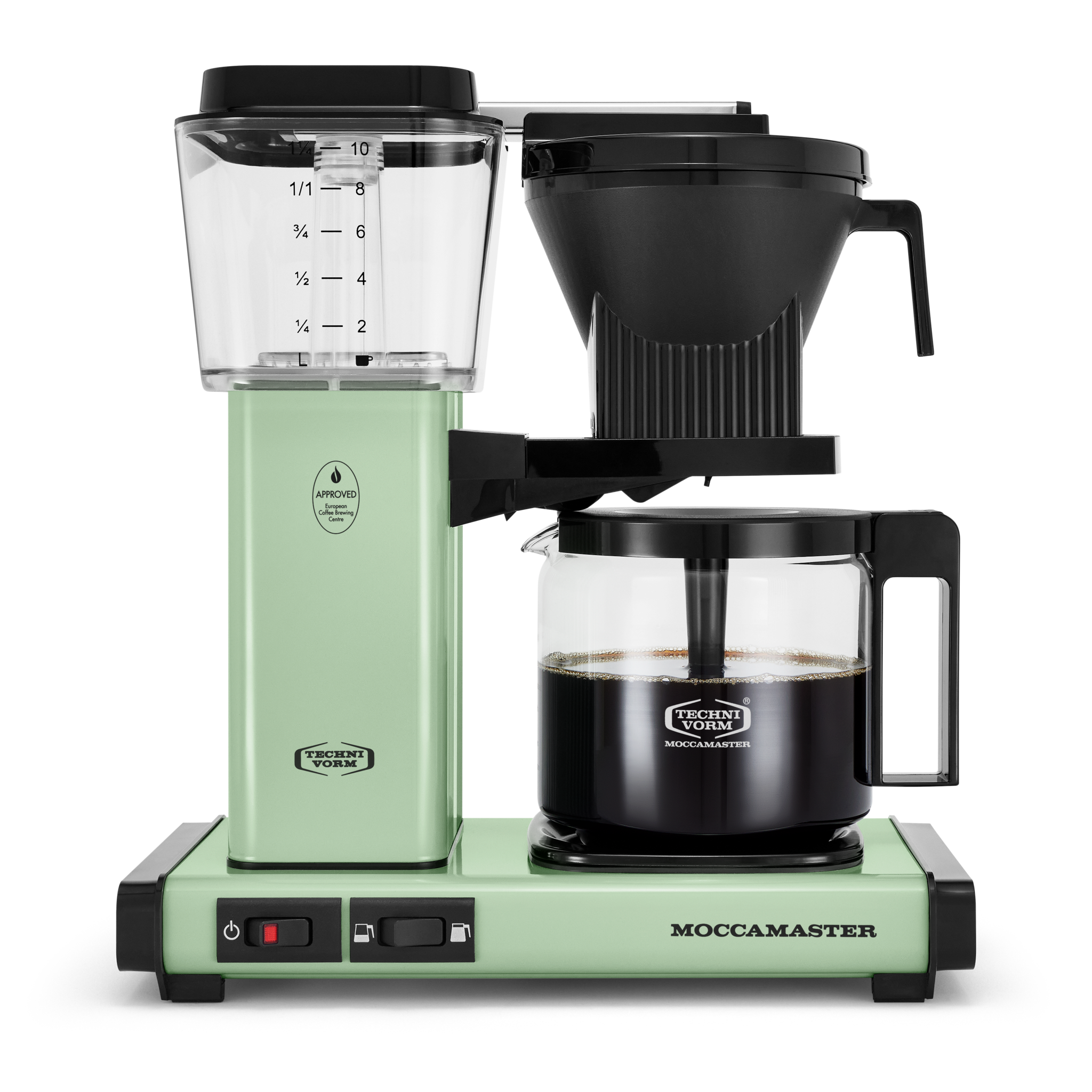 Moccamaster KBGV Select Automatic Drip Stop Coffee Maker With Glass Carafe - Pistachio