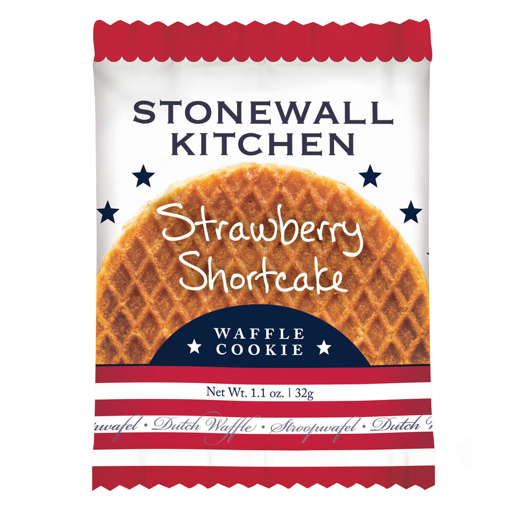 Strawberry Shortcake Waffle Cookies